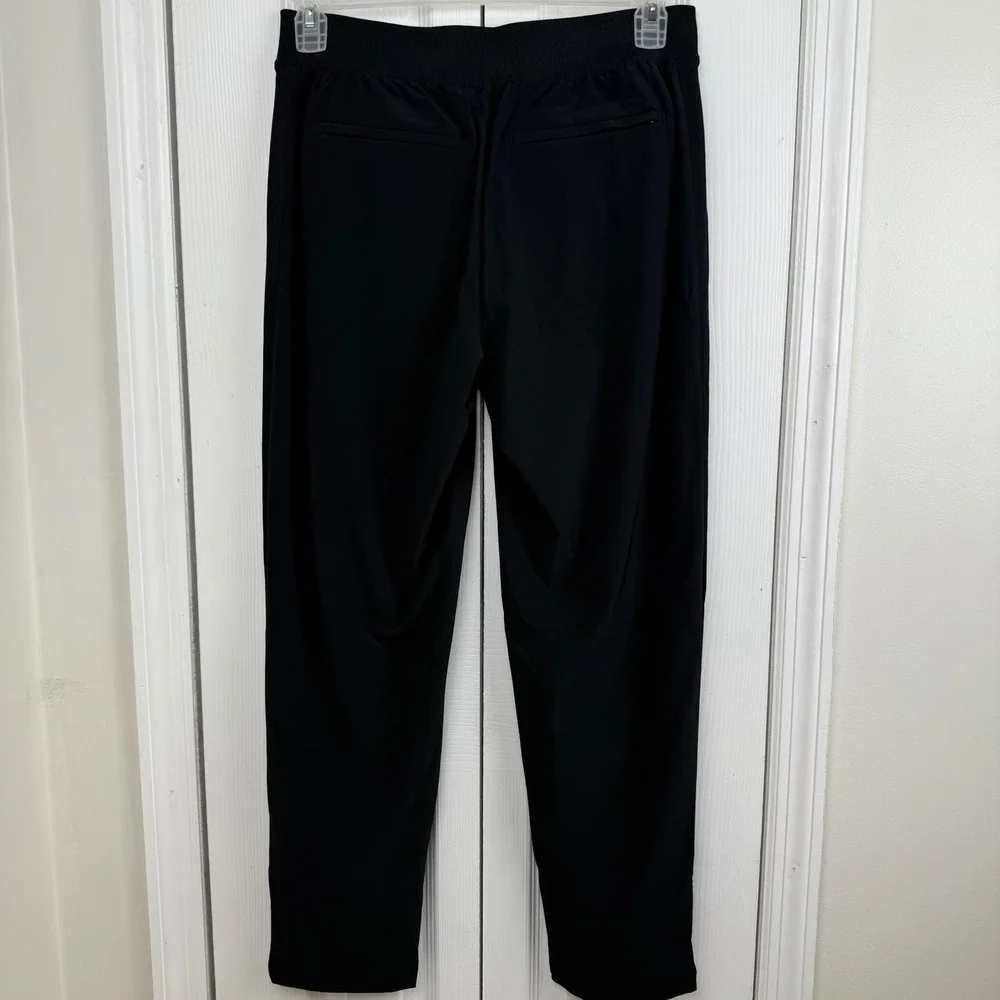 Athleta Black Brooklyn Ankle Pants Size 6 Women Stretch Travel Commuter Wicking - Picture 10 of 12
